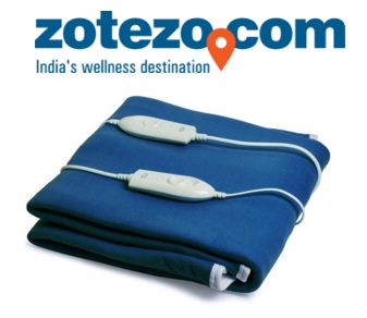 India Desire : Expressions Dark Blue Electric Bed Warmer, Double Bed At Rs 2299 From Zotezo.com